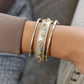 Thin Bezel Stacking Bangle