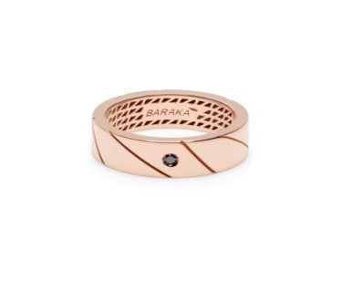 Baraka Rose Gold & Black Diamond Ring