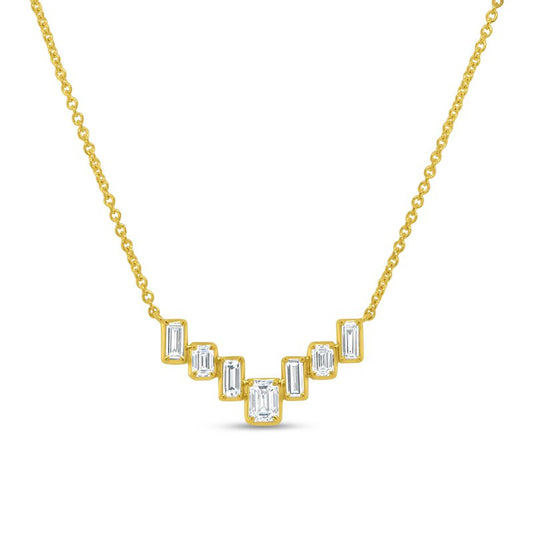 Uneek Alexandria Collection Bar Necklace
