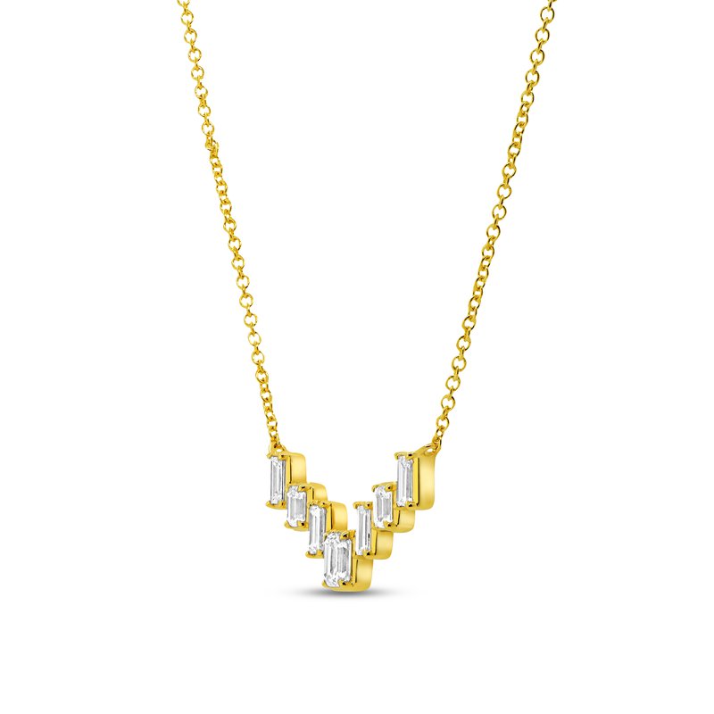 Uneek Alexandria Collection Bar Necklace