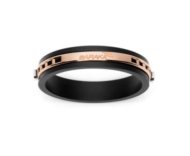 Baraka Black & Rose Gold Ring