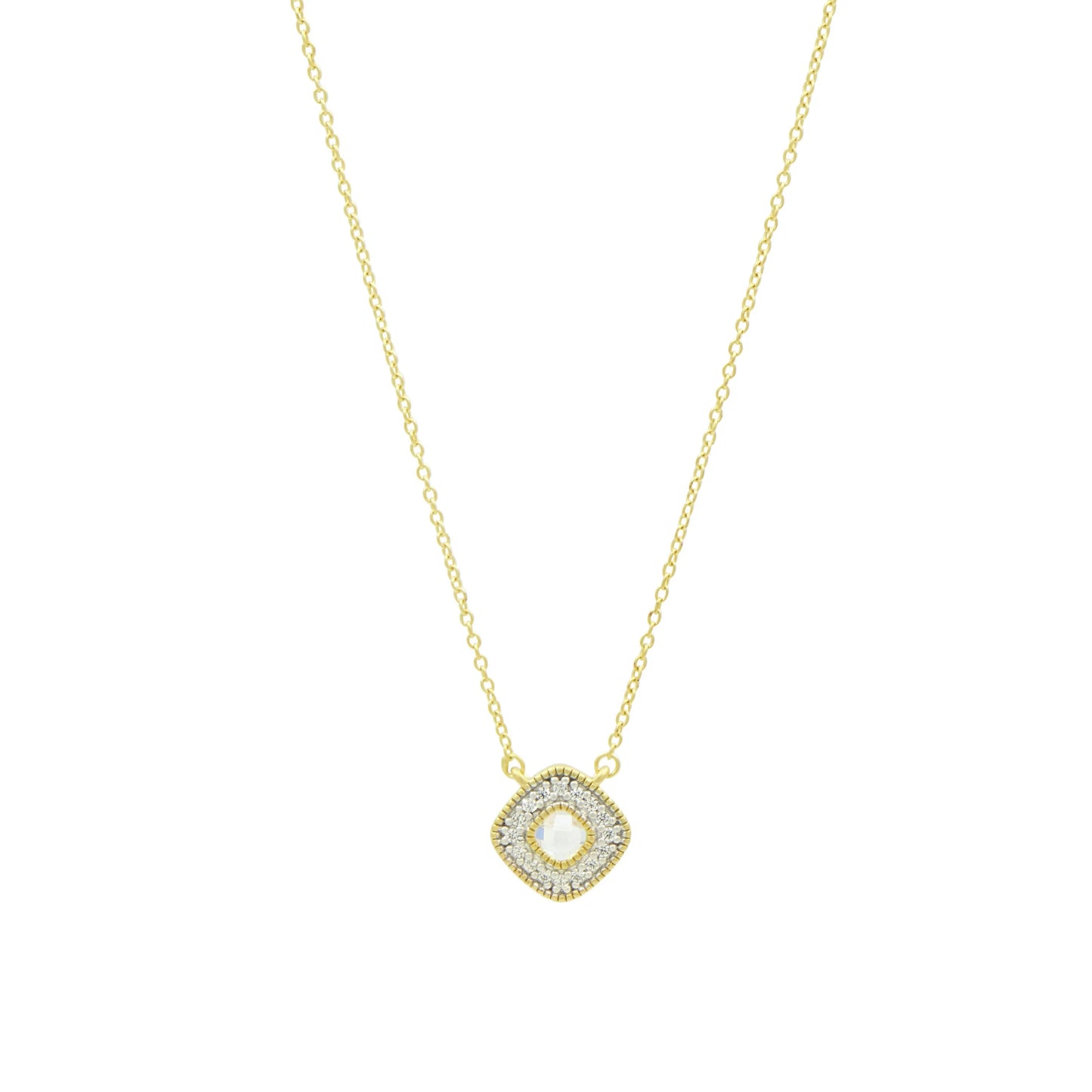 Single Stone Pendant Necklace
