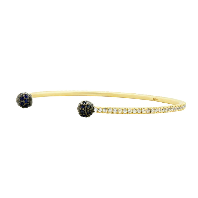 Pavé Thin Open Cuff