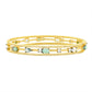 Touch of Turquoise 3 Stack Slide On Bangles