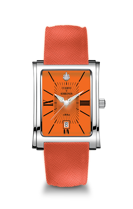 Prominente Quartz Watch in Orange