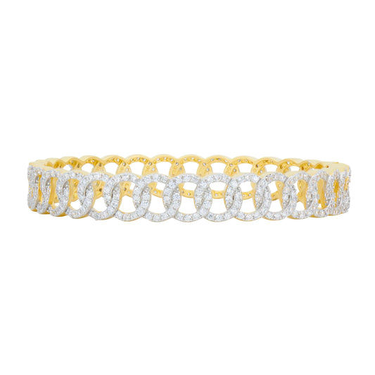 Chain of Shine Hinge Bangle