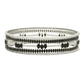 Two-tone Slide On 5-Stack Bangles