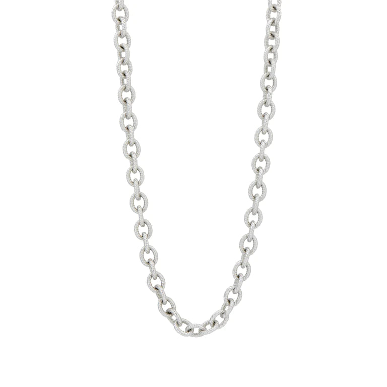 Twisted Cable Chain Link Necklace