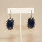 Sapphire and baguette diamond earrings Sourced from India