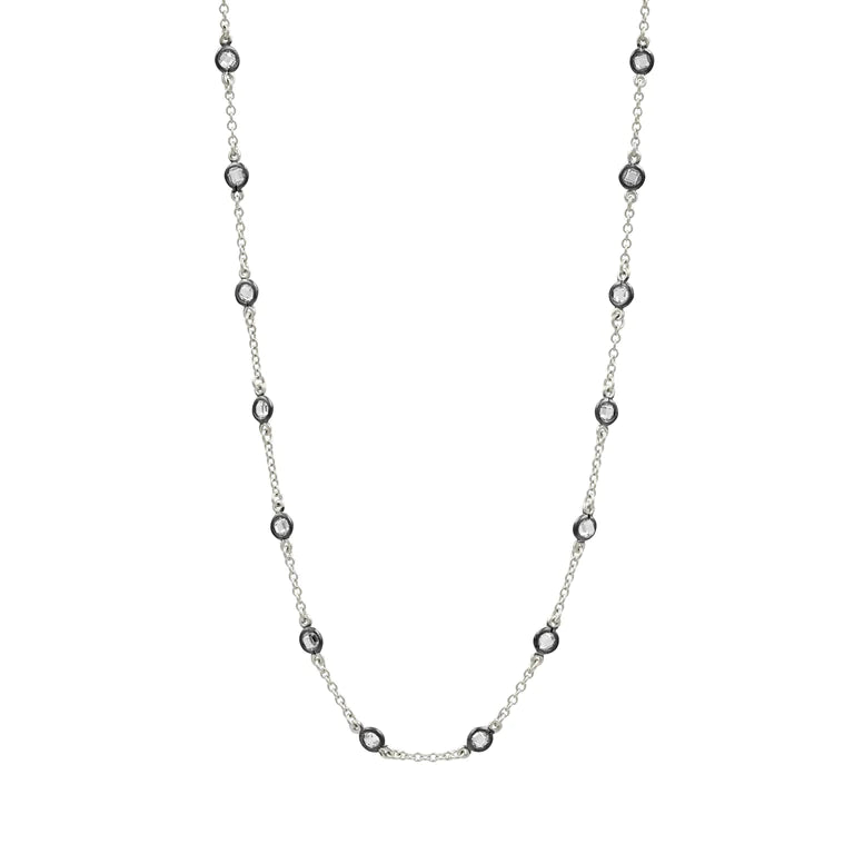 Mini Bezel Stone Necklace