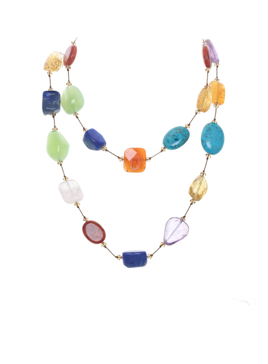 LARGE MULTI-GEMSTONE, LN-679