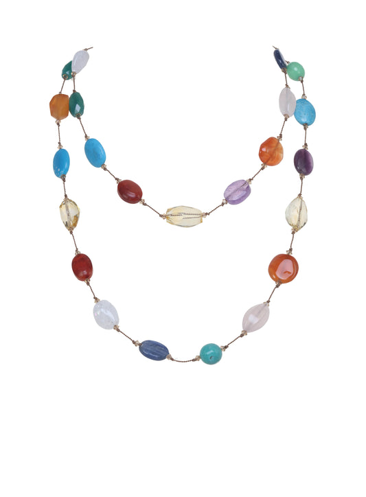 SMALL MULTI-GEMSTONE, LN-689