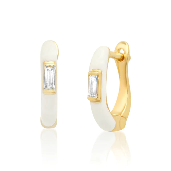 ENAMEL DIAMOND HUGGIES