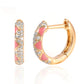 ENAMEL HOOPS