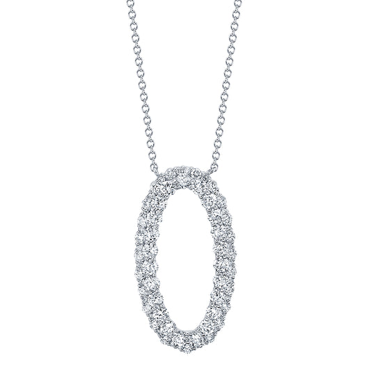 Diamond Oval Necklace