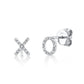14K White Gold Stud Back Closure 0.09 Carat Weight Available in: Yellow, Rose, and White Gold.
