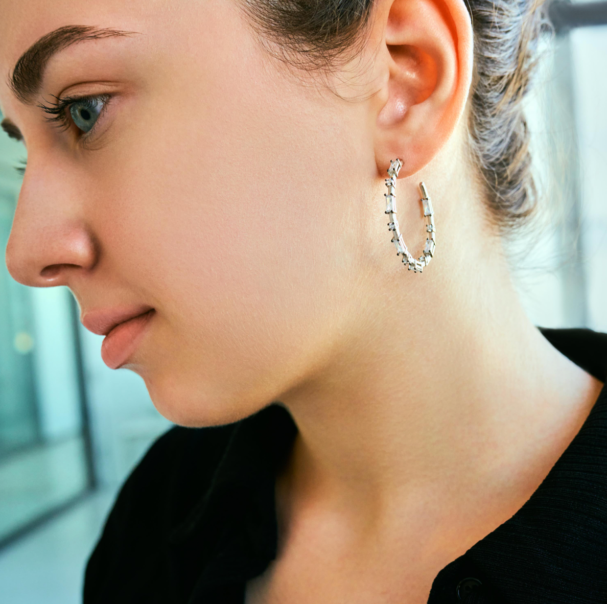 Industrial 2024 hoop earrings