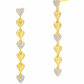 THE LOVE COLLECTION  From the Heart Linear Earring