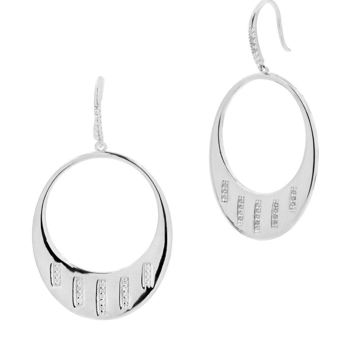 FR VAULT  Radiance Drop Hoop Earring