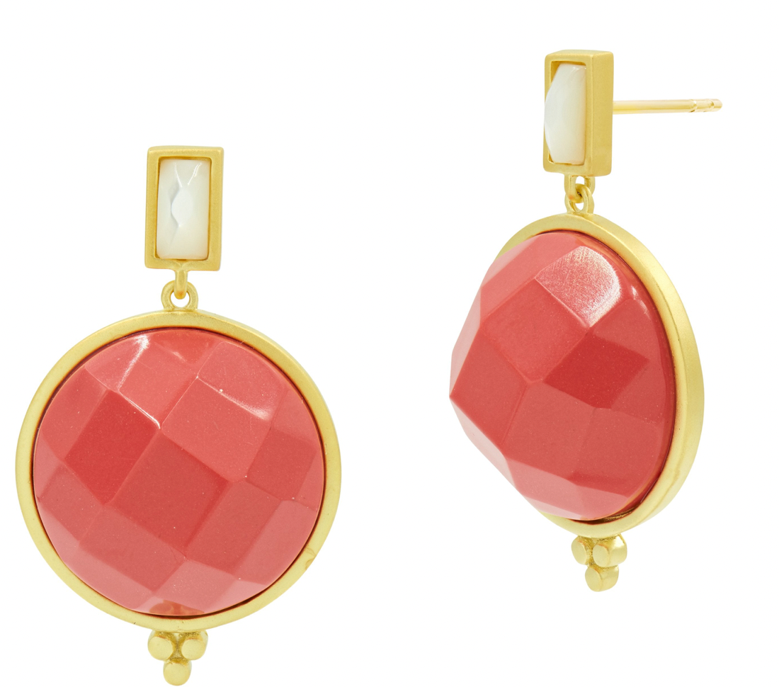 COLOR THEORY  Candy Drop Faceted Earring