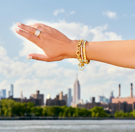 BROOKLYN COAST  Illuminated Coast Wide Band Ring