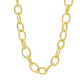 Textured Heavy Link Toggle Necklace