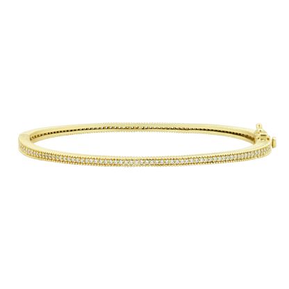 The Classic Pavé Hinge Bangle