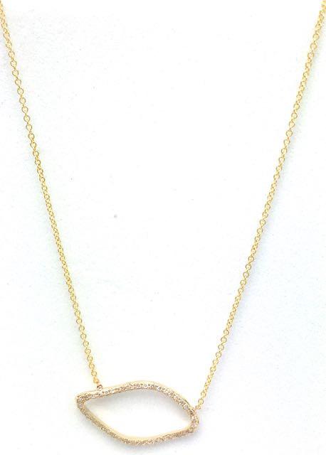 Pave Diamond Necklace